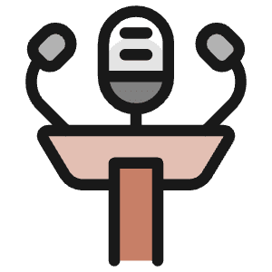 Presentation Microphone 1 Icon from Ultimate Colors - Free Set