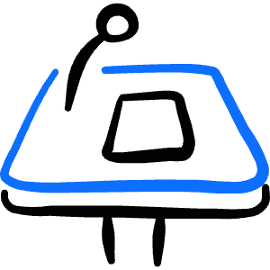 Presentation Podium Notes Icon from Freehand Duotone - Free Set