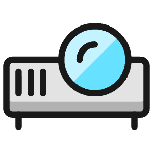 Presentation Projector Icon from Ultimate Colors - Free Set