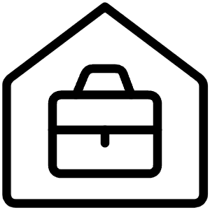 Small Office Briefcase Icon from Ultimate Light - Free Set