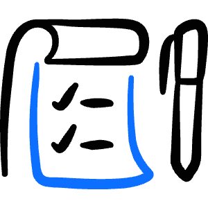Task List Pen Icon from Freehand Duotone - Free Set