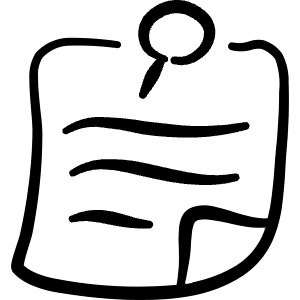 Task List Pin 1 Icon from Freehand Line - Free Set