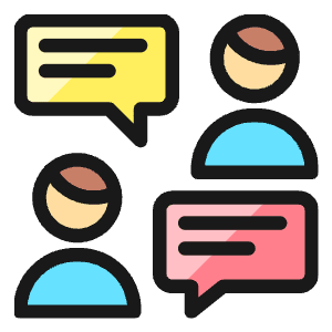 Team Chat Icon from Ultimate Colors - Free Set