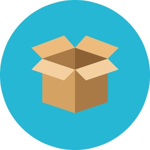 Box Open Icon from Kameleon Colors - Free Set