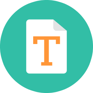 Text File Icon from Kameleon Colors - Free Set
