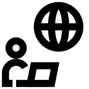 Remote Working Icon from Atlas Line Set