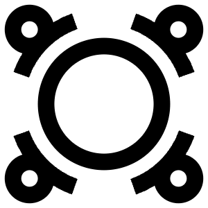 Round Table Meeting Icon from Atlas Line Set
