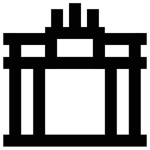 Brandenburg Gate Icon from Atlas Line Set