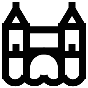 Bridge Tower Icon from Atlas Line Set