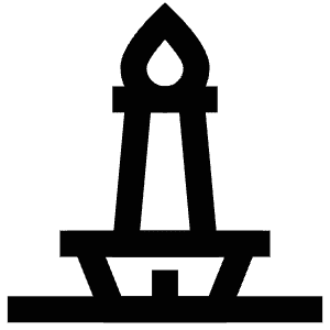 Fire Tower Icon from Atlas Line Set