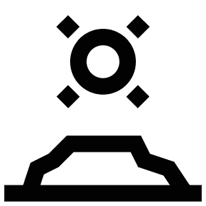 Mountain Icon from Atlas Line Set