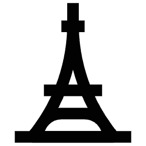 Tower Eiffel Icon from Atlas Line Set