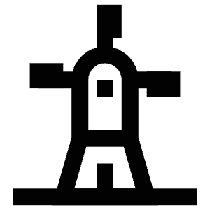 Windmil Icon from Atlas Line Set