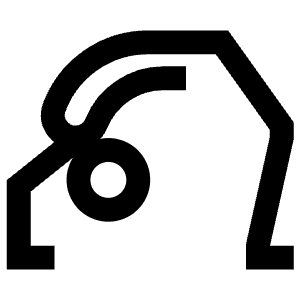 Backward Bridge Pose Icon from Atlas Line Set