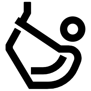 Bow Pose Icon from Atlas Line Set
