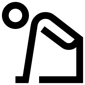 Camel Pose Icon from Atlas Line Set