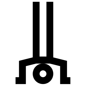 Handstand Pose Icon from Atlas Line Set