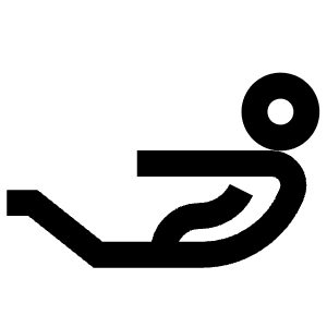 Locust Pose Icon from Atlas Line Set