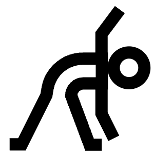 Triangle Pose Icon from Atlas Line Set