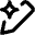 Ai Edit Spark Icon from Micro Line Set