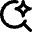 Ai Upscale Spark Icon from Micro Line Set
