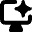 Computer Ai Spark Icon from Micro Solid Set