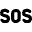 Sos Help Emergency Sign Icon from Micro Line Set