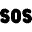 Sos Help Emergency Sign Icon from Micro Solid Set