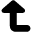 Arrow Bend Left Up Large 1 icon - Free transparent PNG, SVG. No Sign up needed.