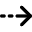 Arrow Dashed Right Icon from Micro Line Set