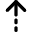 Arrow Dashed Up Icon from Micro Line Set