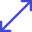 Arrow Diagonal 1 icon - Free transparent PNG, SVG. No Sign up needed.