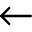 Arrow Left 1 icon - Free transparent PNG, SVG. No Sign up needed.
