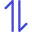 Arrow Transfer Vertical 1 icon - Free transparent PNG, SVG. No Sign up needed.