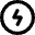 Bolt Charging Power Icon from Micro Line Set