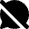 Chat Bubble Disable Oval Icon from Micro Solid Set