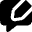 Chat Bubble Square Write Icon from Micro Solid Set
