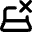 Laptop Delete Cross Icon from Micro Line Set