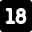Content Rating 18 Up Icon from Micro Solid Set