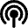 Podcast Wifi Hotspot Icon from Micro Solid Set