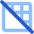 Interface Edit Grid Off icon - Free transparent PNG, SVG. No Sign up needed.