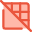 Interface Edit Grid Off icon - Free transparent PNG, SVG. No Sign up needed.