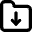 Folder Document Download Icon from Micro Line Set