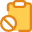 Interface File Clipboard Block icon - Free transparent PNG, SVG. No Sign up needed.
