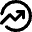 Chart Circle Up Growth Icon from Micro Line Set