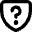 Help Shield Privacy Question Icon from Micro Line Set