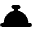 Serving Dome Icon from Micro Solid Set