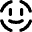 Face Scan Circle Icon from Micro Line Set