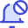 Block Bell Notification icon - Free transparent PNG, SVG. No sign up needed.