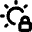 Brightness Lock Icon from Micro Line Set